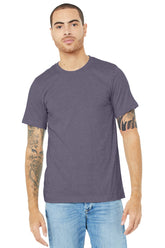 BELLA+CANVAS® Unisex Heather CVC Short Sleeve Tee - Heather Purple - 2XL
